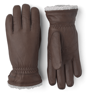 Hestra Deerskin PrimaLoft Gloves  -  6 / Chocolate
