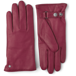 Hestra Asa Womens Gloves  -  6 / Dark Red