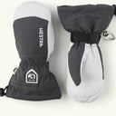 Hestra Army Leather Heli Ski Jr. Mittens  -  3 / Gray