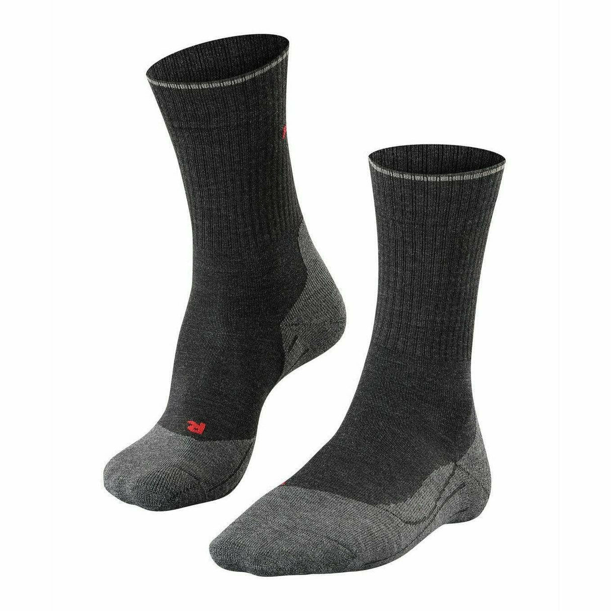 FALKE Mens TK2 Explore Wool Silk Trekking Socks  -  39-41 / Asphalt Mel