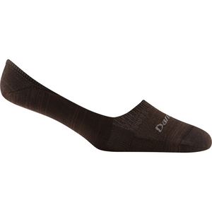 Darn Tough Womens Top Down Solid No Show Invisible Lightweight Lifestyle Socks  -  Small / Espresso