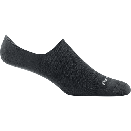 Darn Tough Mens Solid No Show Hidden Lightweight Lifestyle Socks  -  Medium / Black