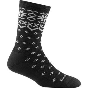 Darn Tough Womens Shetland Crew Lightweight Lifestyle Socks  -  Small / Charcoal