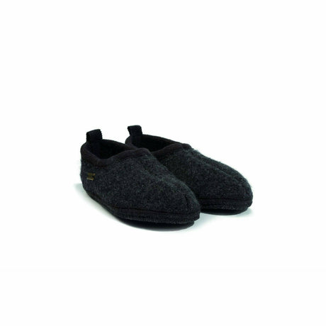 Haflinger Freddie Wool Slippers  -  36 / Charcoal