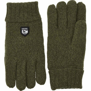 Hestra Basic Wool Gloves  -  6 / Olive