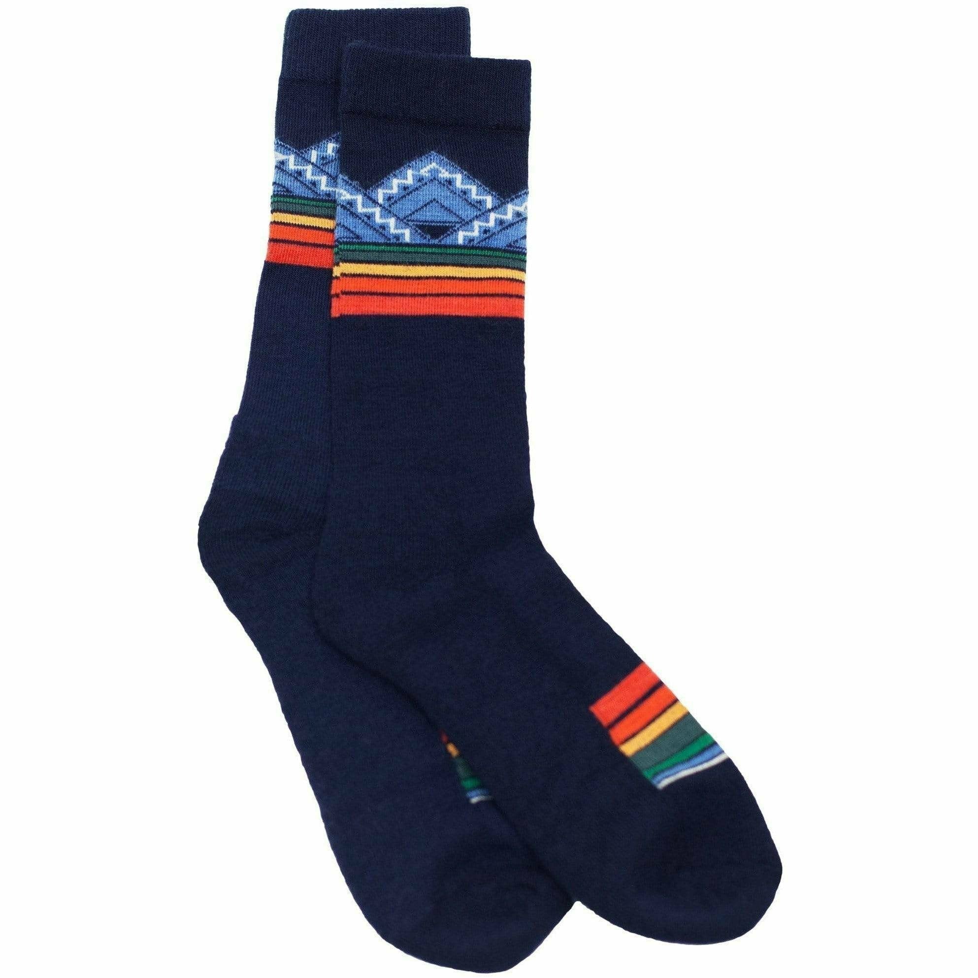 Pendleton National Park Merino Jacquard Crew Socks  -  Medium / Crater Lake