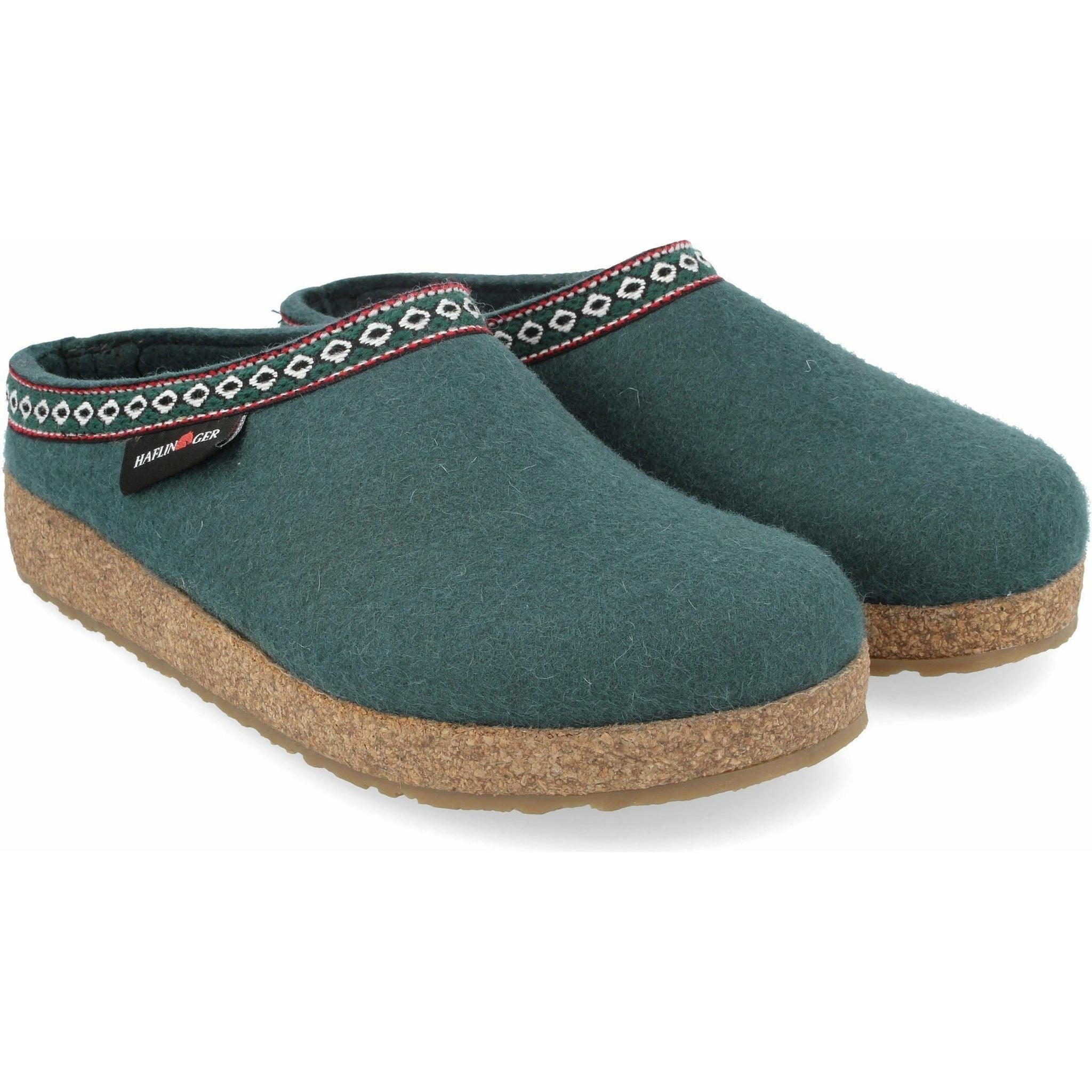 Haflinger GZ Classic Grizzly Clogs  -  36 / Pine