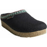 Haflinger GZ Classic Grizzly Wool Clogs  -  36 / Black