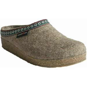 Haflinger GZ Classic Grizzly Wool Clogs  -  36 / Earth
