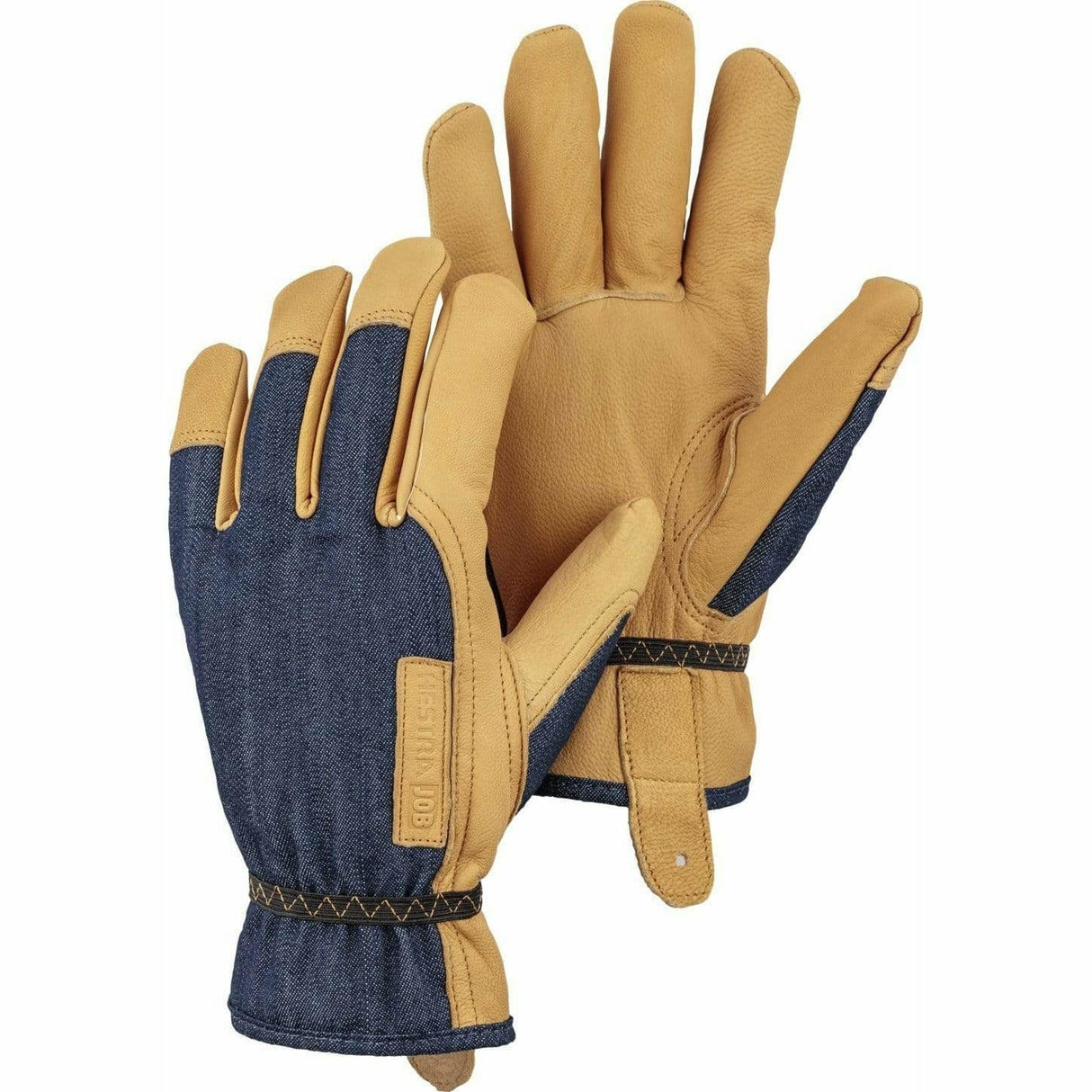 Hestra Kobolt Denim Work Gloves  -  7 / Indigo