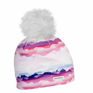 Turtle Fur Comfort Shell Pom Pom Beanie  -  One Size Fits Most / Majestic