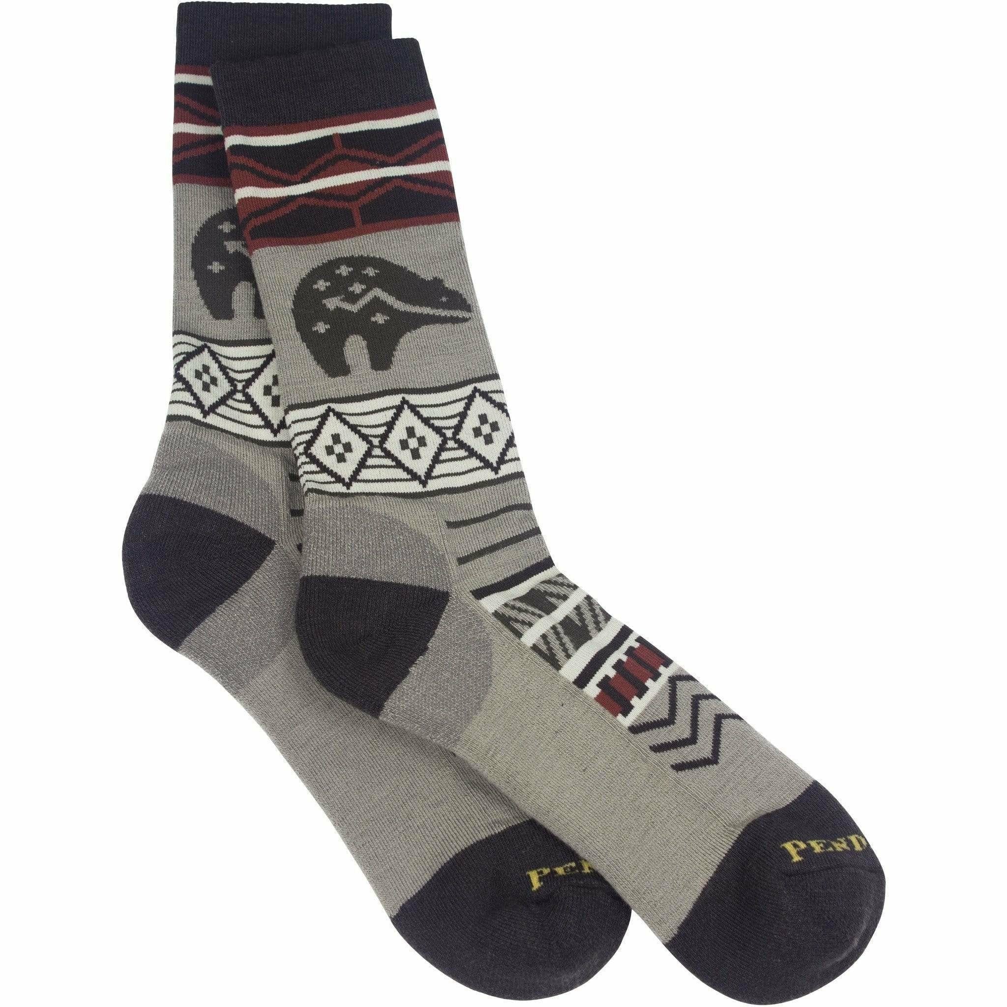 Pendleton Wild Wonderland Camp Crew Socks  -  Medium / Brown