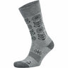 Foot Zen by Balega Womens Fashion Floral Crew Socks  -  Small / Gray