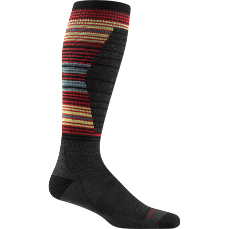 Darn Tough Mens Backwoods Over-the-Calf Lightweight Ski & Snowboard Socks - Clearance  -  X-Large / Charcoal