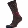 Foot Zen by Balega Fashion Dots Crew Socks  -  Small / Plum