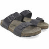 Haflinger Andrea Leather Unlined Sandals  -  42 / Graphite