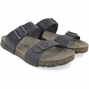Haflinger Andrea Leather Unlined Sandals - Clearance  -  43 / Graphite