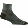 Wrightsock Double-Layer Stride Quarter Socks  -  Small / Gray