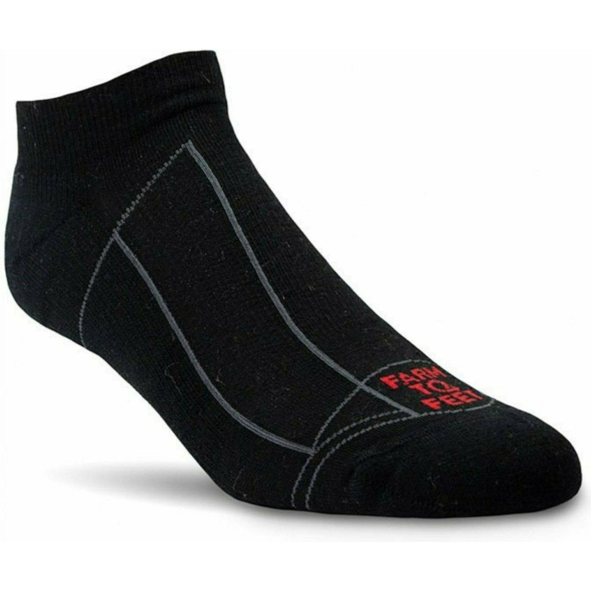 Farm to Feet Greensboro Lightweight Low Socks  -  Medium / Black