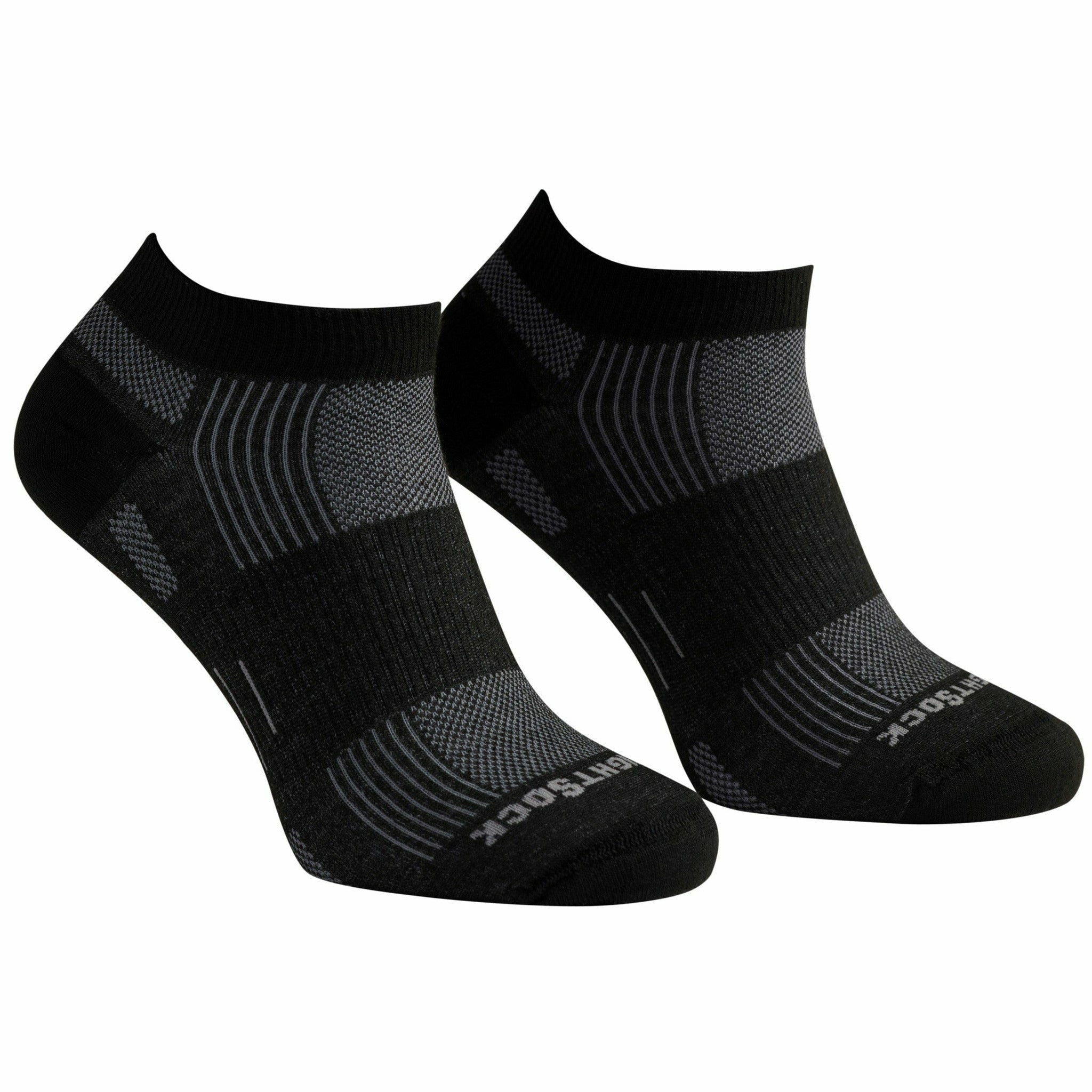 Wrightsock Double-Layer ECO Run Lo Socks  -  Small / Black
