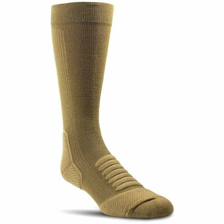 Farm to Feet Fayetteville Lightweight Extended Crew Socks  -  Medium / Coyote Brown