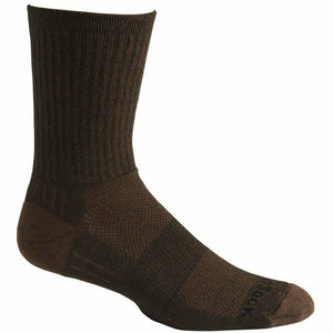 Wrightsock Double-Layer ECO Hike Crew Socks  -  Small / Brown