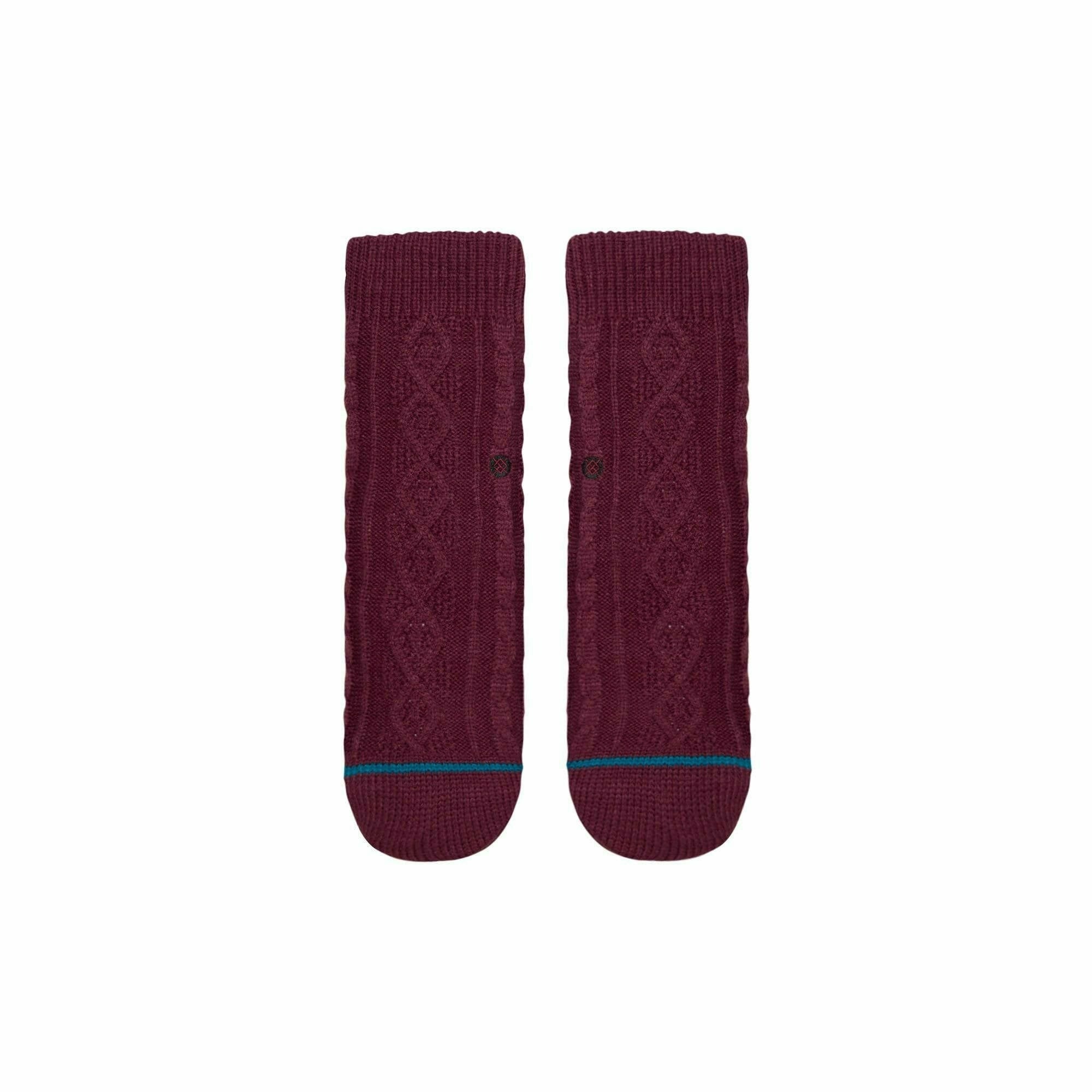 Stance Toasted Slipper Crew Socks  -  Small / Purple
