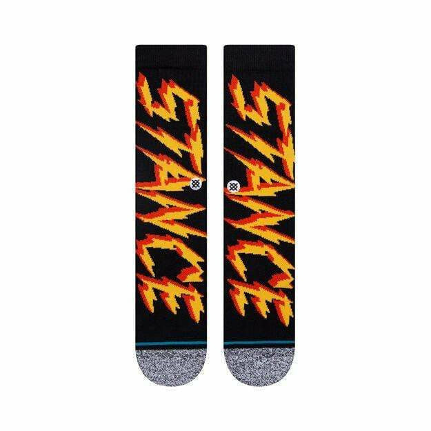 Stance Electrified Crew Socks  -  Medium / Black