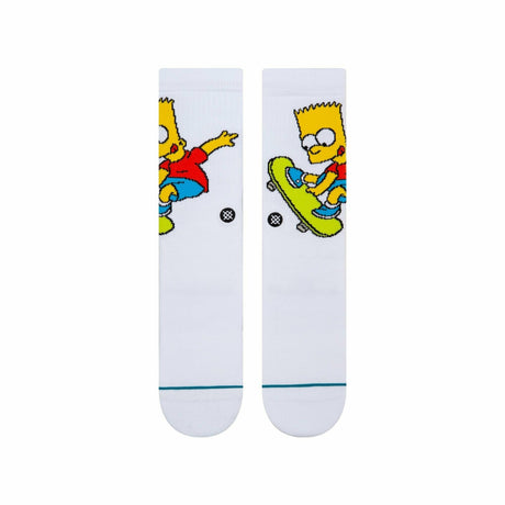 Stance Bart Simpson Crew Socks  - 