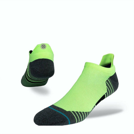 Stance Run Ultra Light Tab Socks  -  Medium / Neon Green