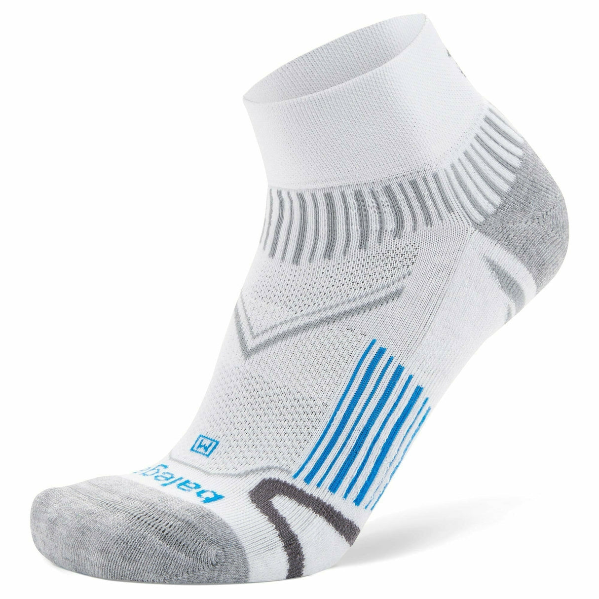 Balega Enduro Quarter Socks  -  Small / White/Blue / Current Season