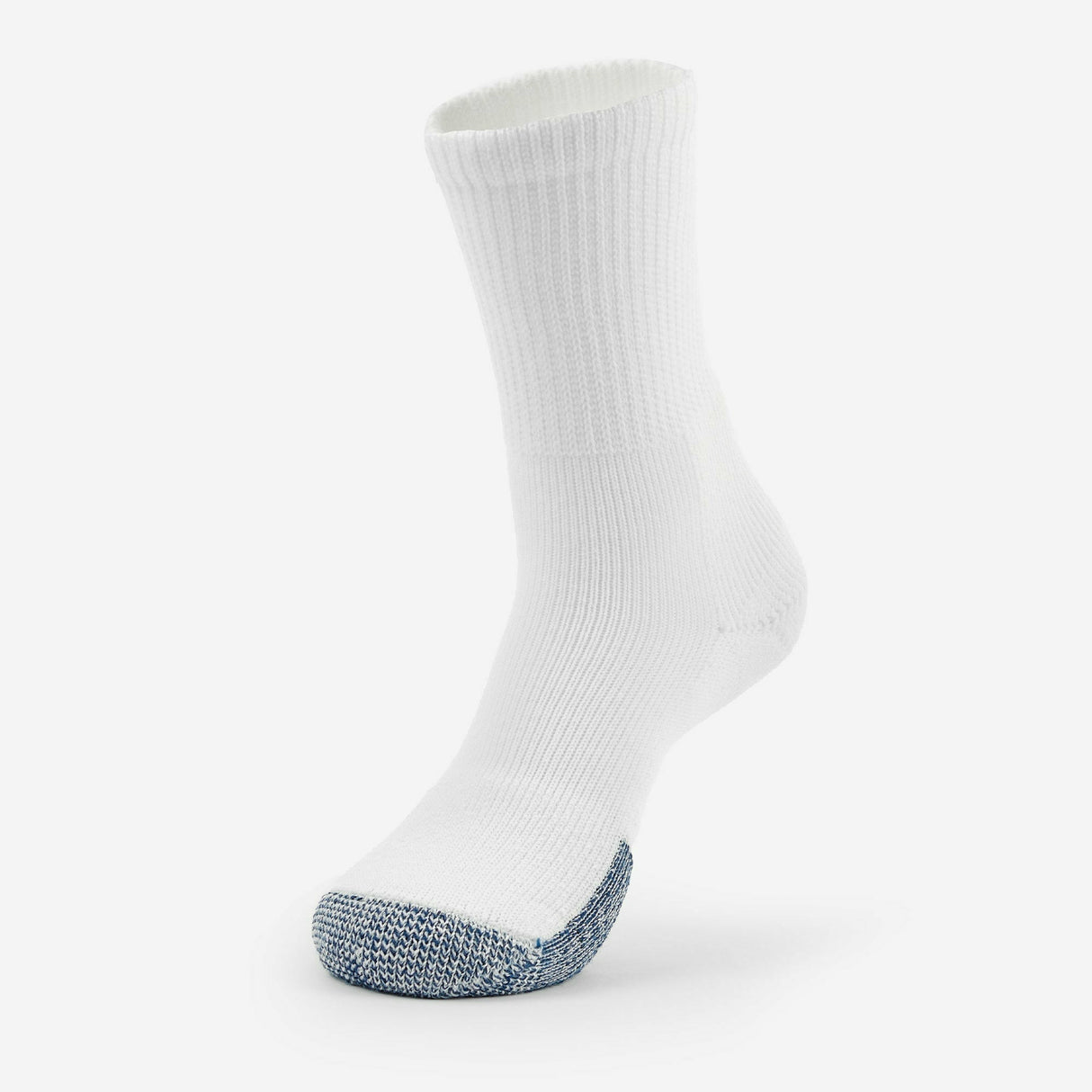 Thorlo Basketball Maximum Cushion Crew Socks  -  Medium / White / Single Pair