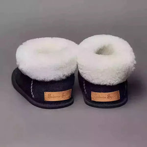 Siberia Spirit Toddler Midnight Black Booties  - 
