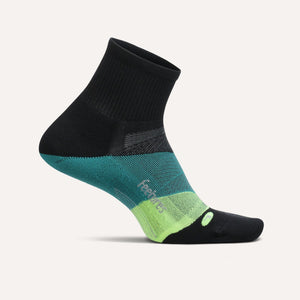 Feetures Elite Ultra Light Quarter Socks  -  X-Large / Bust Out Black