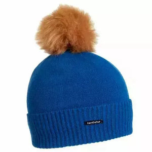 Turtle Fur Lambswool Sara-Jane Beanie  -  One Size Fits Most / Blue