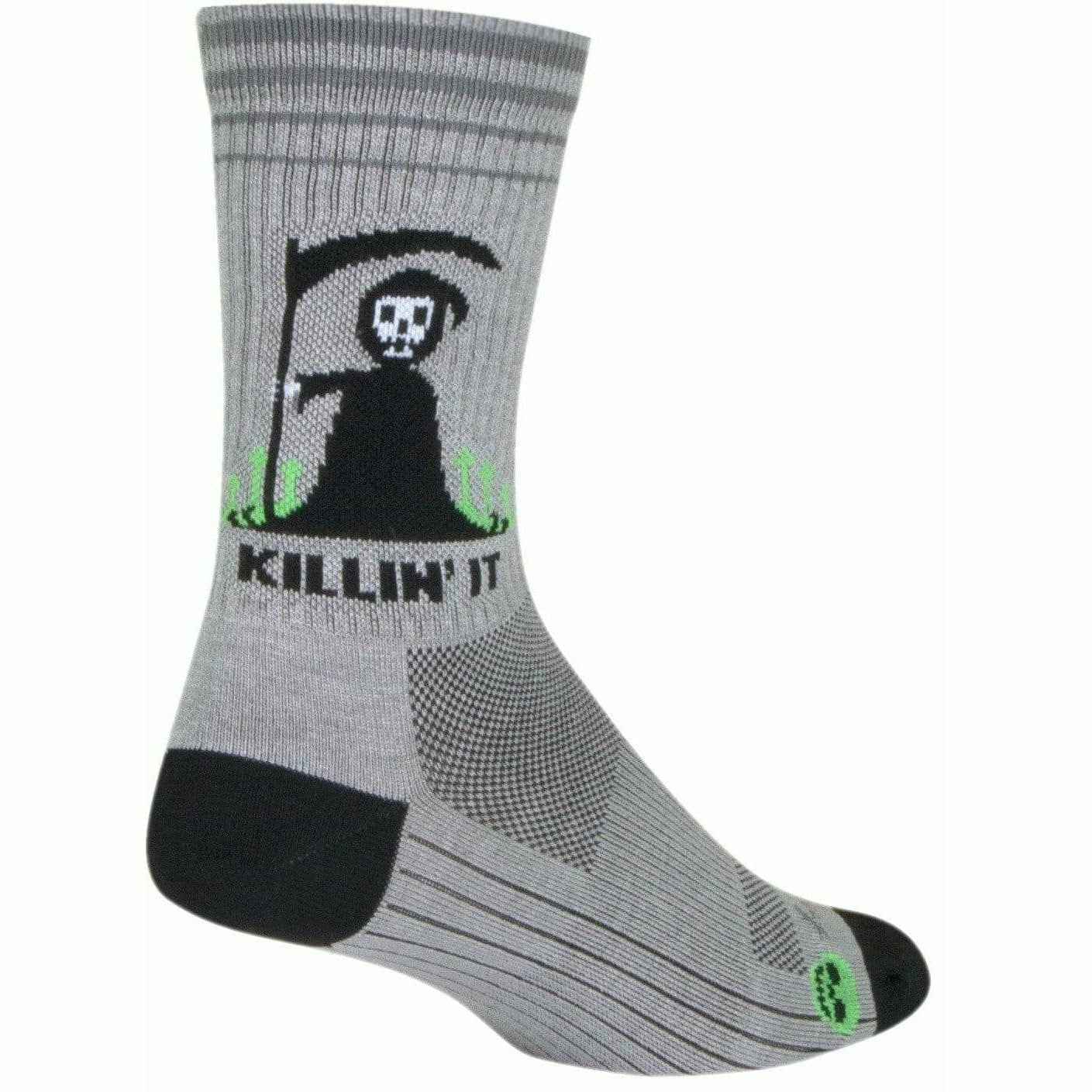 SockGuy Killin It Performance Crew Socks  -  Small/Medium