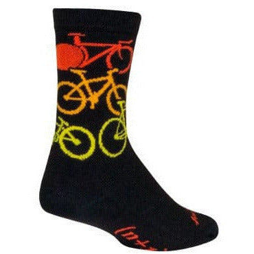 SockGuy Nvr Enuf Performance Crew Socks  -  Small/Medium