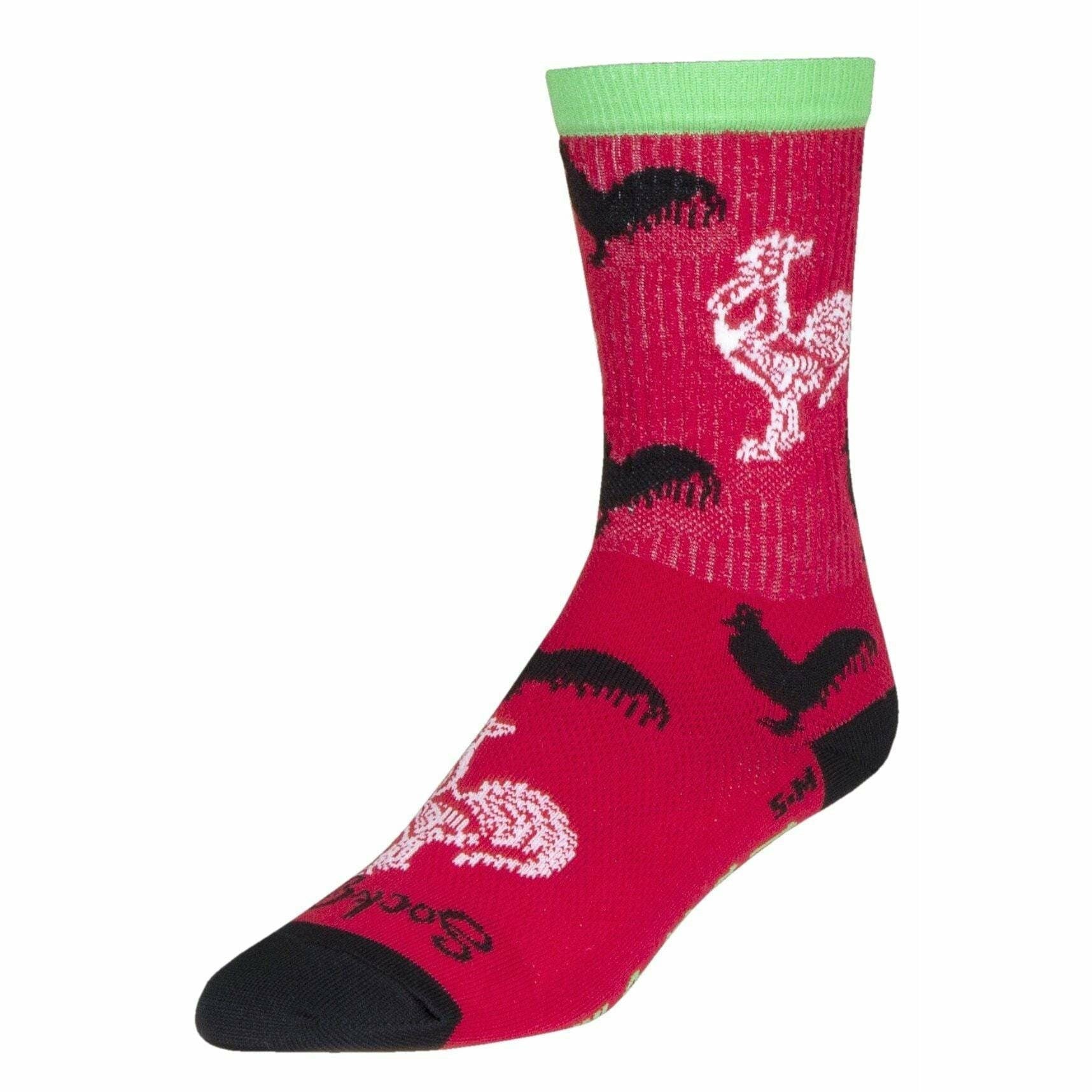 SockGuy Rooster Sauce Performance Crew Socks  - 
