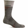 Sockwell Mens Ascend II Moderate Compression Crew Socks  -  Medium/Large / Gray