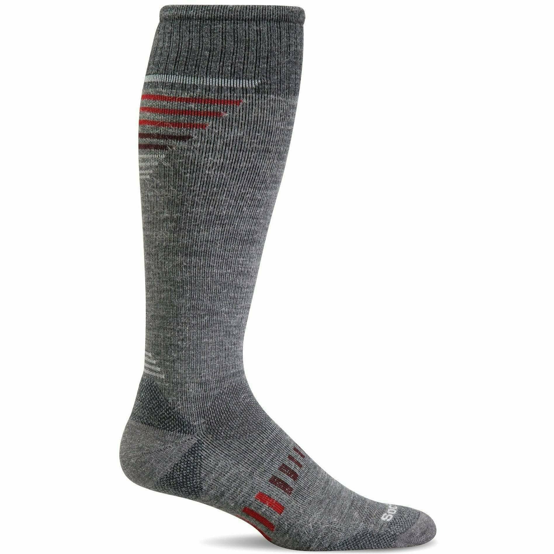 Sockwell Mens Ascend II Moderate Compression Socks  -  Medium/Large / Gray