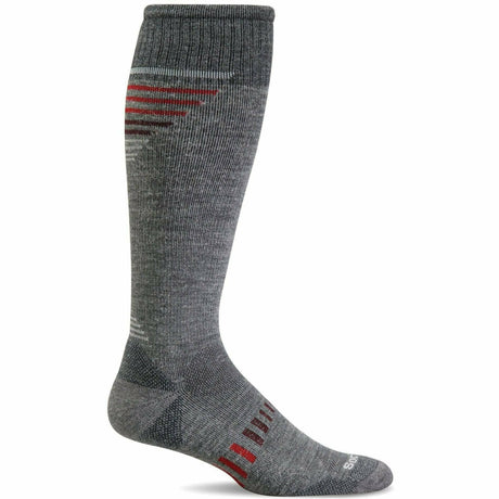 Sockwell Mens Ascend II Moderate Compression Mens OTC Socks  -  Medium/Large / Gray