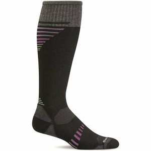 Sockwell Mens Ascend II Moderate Compression Mens OTC Socks  -  Medium/Large / Black