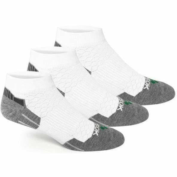 Fitsok CX3 CoolMax Low Cut Socks  -  Small / White/Gray