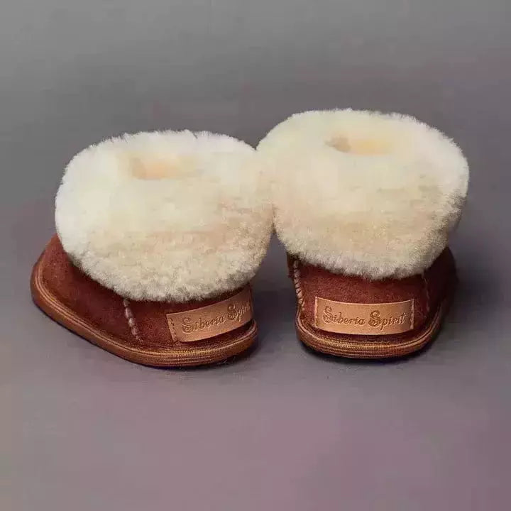 Siberia Spirit Kids Camel Booties  - 