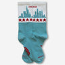 Hippy Feet Chicago Skyline Crew Socks  -  Small / Chicago