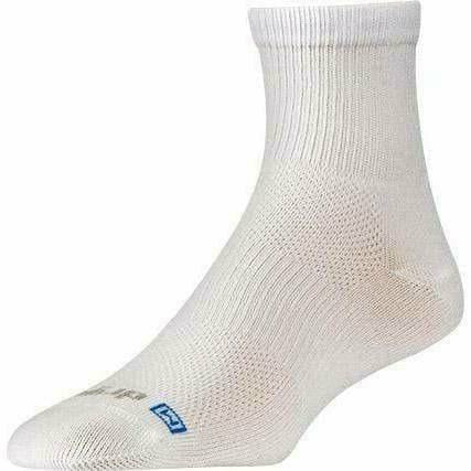 Drymax Cycle 1/4 Crew Socks  -  Small / White