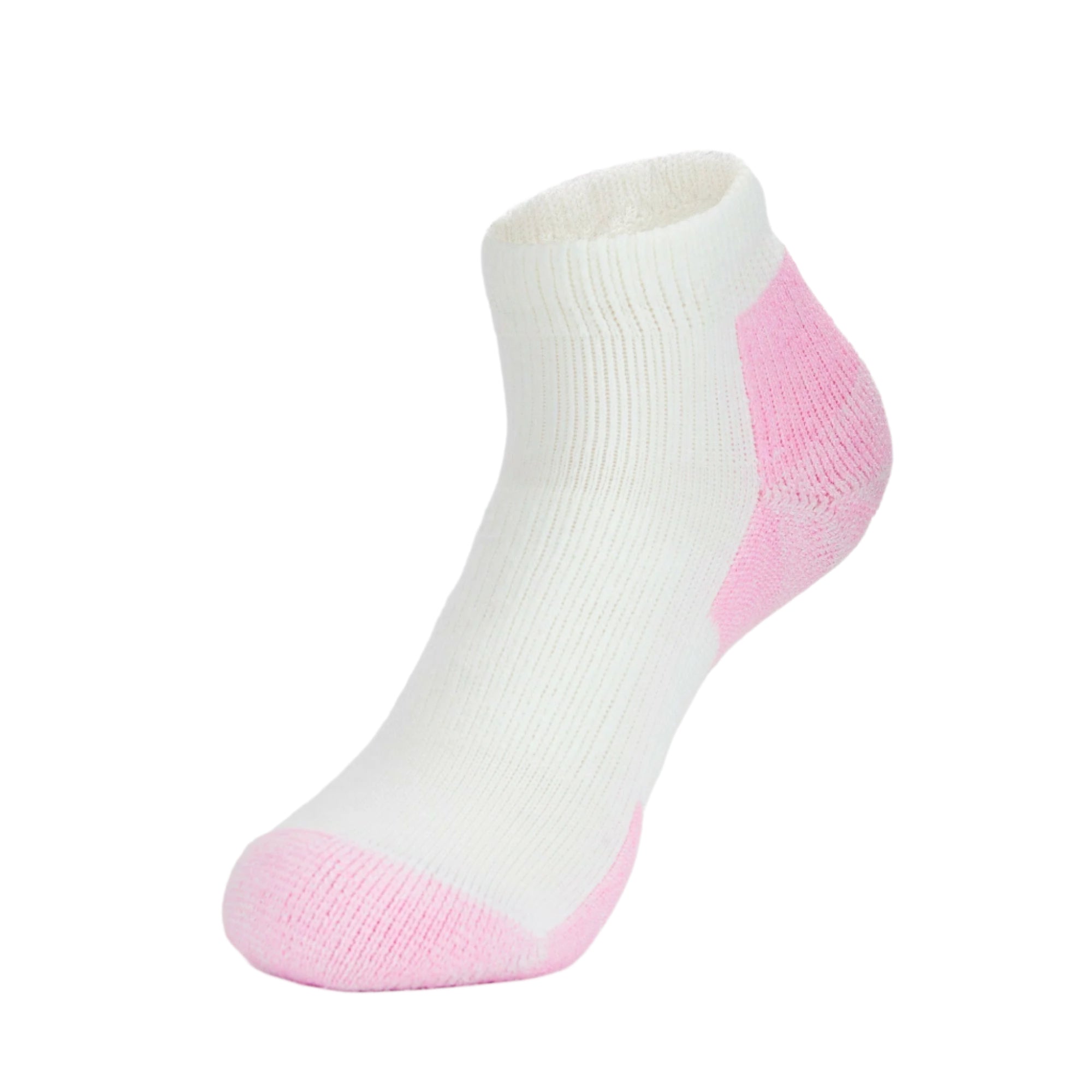 Thorlo Womens Distance Walking Maximum Cushion Ankle Socks  -  Small / Pink