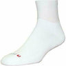 Drymax Diabetic Quarter Crew Socks  -  Small / White