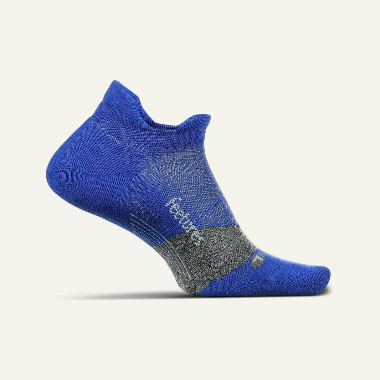 Feetures Elite Light Cushion No Show Tab Socks  -  Small / Boost Blue