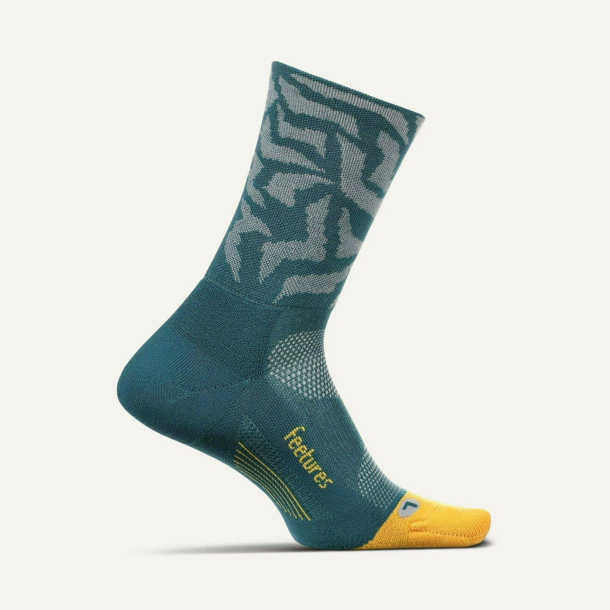 Feetures Elite Light Cushion Mini Crew Socks  -  Medium / Savage Teal